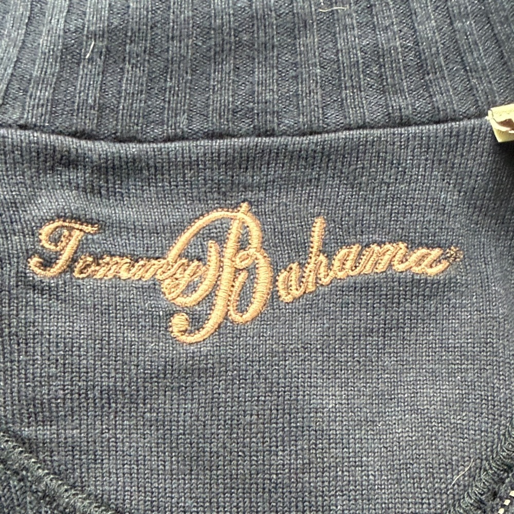 Tommy Bahama Men's 1/4 Zip-Up Sweater - Picture 4 of 14